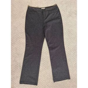 NEW Coldwater Creek Natural Fit Stretch Fit Gray Pants size 12